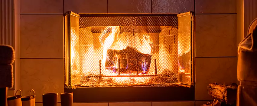 Mendota Hearth Landscape Fireplace Installation in Durango, Colorado